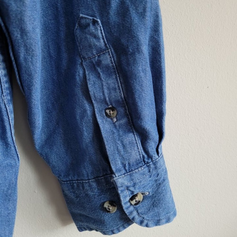 Long Sleeve Denim Shirt - Picture 7 of 8